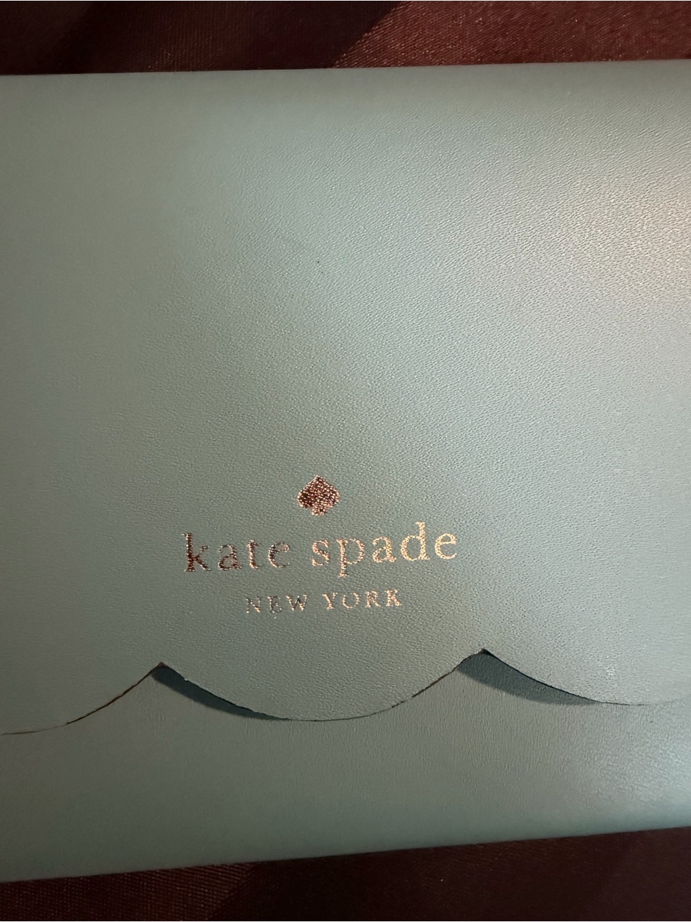 kate spade New York Turquoise Scallop Chain Crossbody Bag - Picture 5 of 5